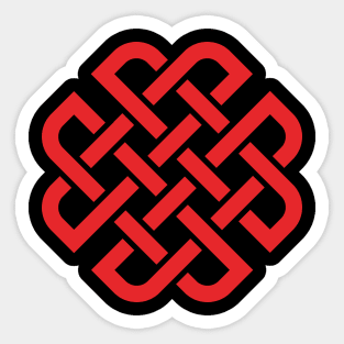 Red Pattern Sticker